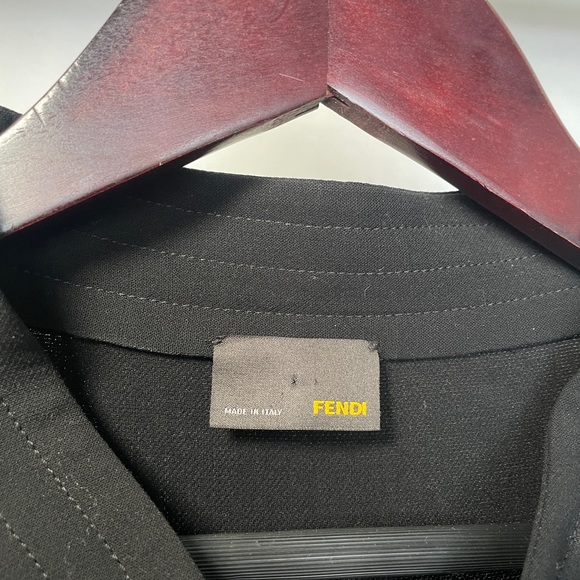 Authentic Vintage Fendi Black Babydoll Dress - Picture 5 of 10